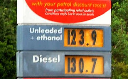 Price war: Most servos sold E10 blends at 123.9 cents per litre. Price war: Most servos sold E10 blends at 123.9 cents per litre.